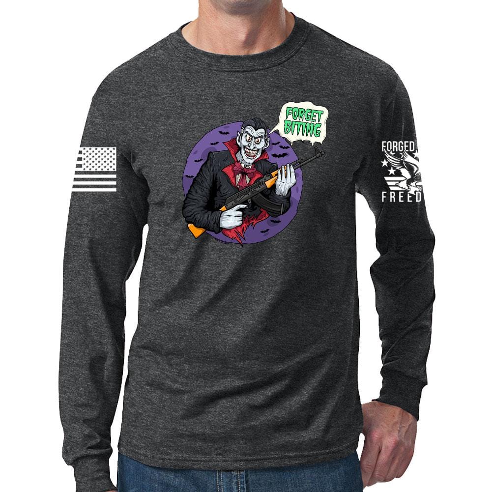 Forget Biting Long Sleeve T-shirt Style001