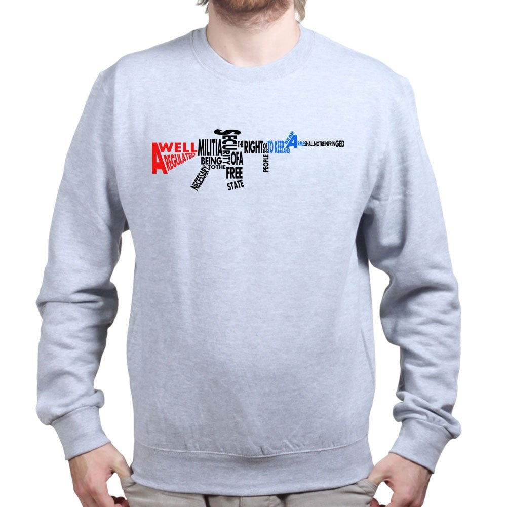 A Well Regulated Militia Rifle Sweatshirt Style001
