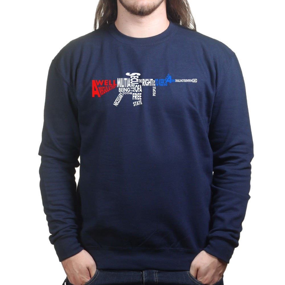 A Well Regulated Militia Rifle Sweatshirt Style001