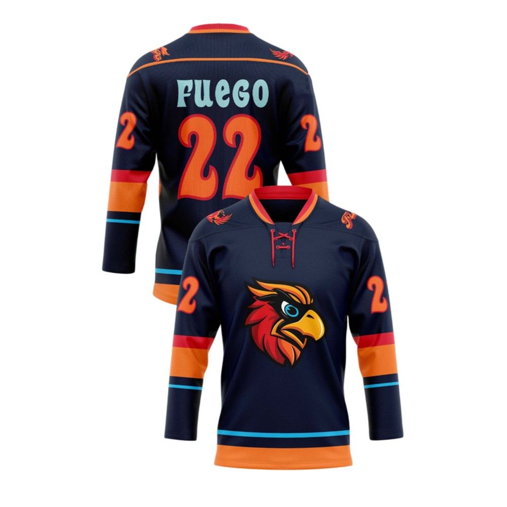 Fuego Birthday Hockey Jersey 2025 - Grishko.com