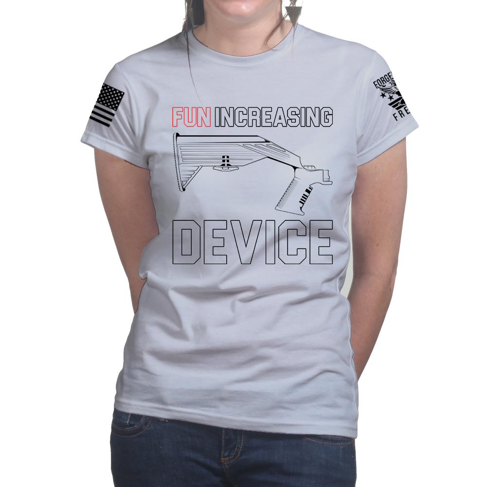 Fun Increasing Device Bump Stock Ladies T-shirt Style001