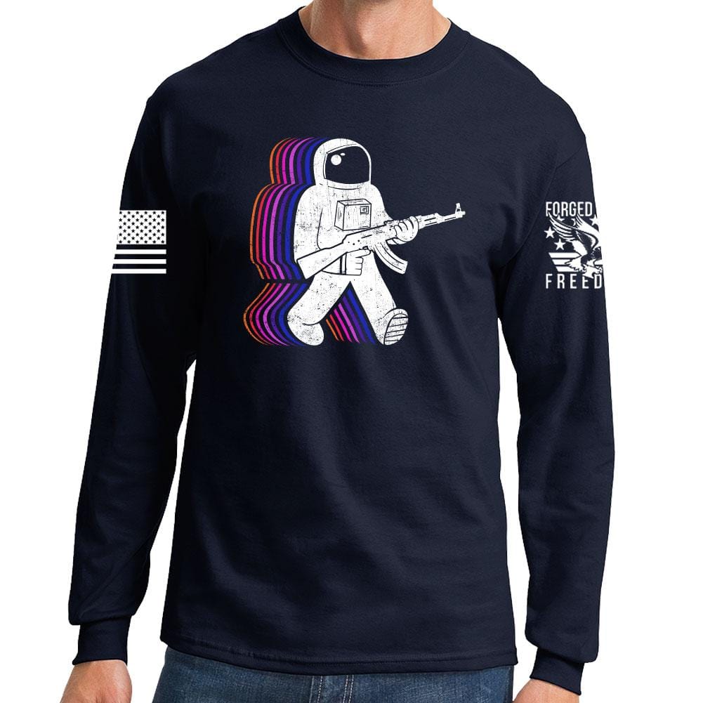 Funkalicious AK47 Astronaut Long Sleeve T-shirt Style001