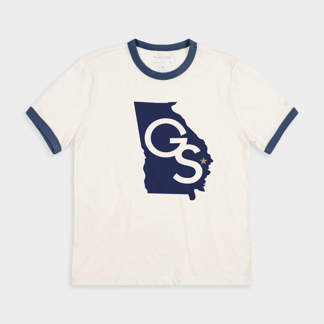 Georgia Southern Vintage "GS" Ringer Tee