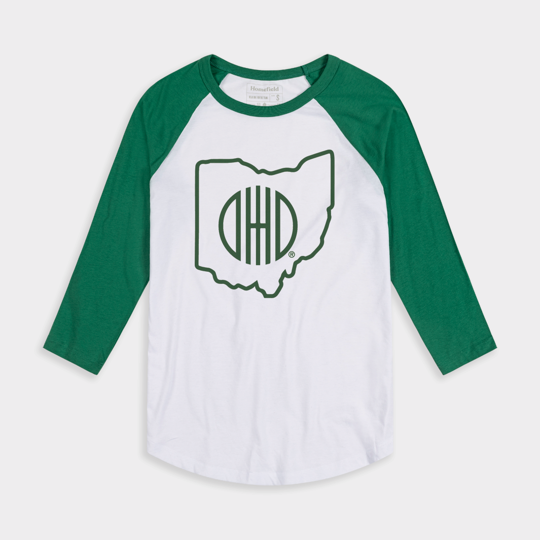 Vintage Ohio University Baseball Tee Style001