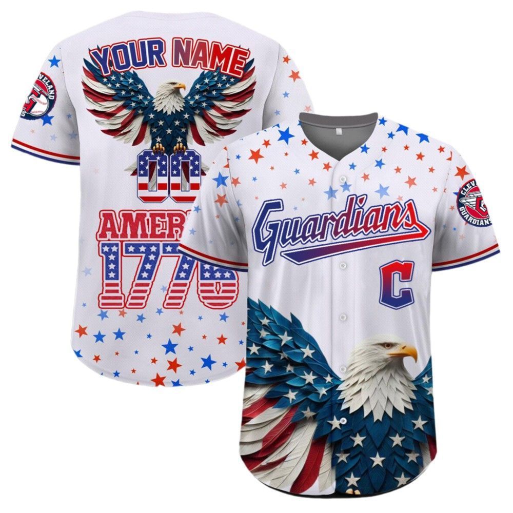 Guardians Independence Day Baseball Jersey 2025 - Grishko.com