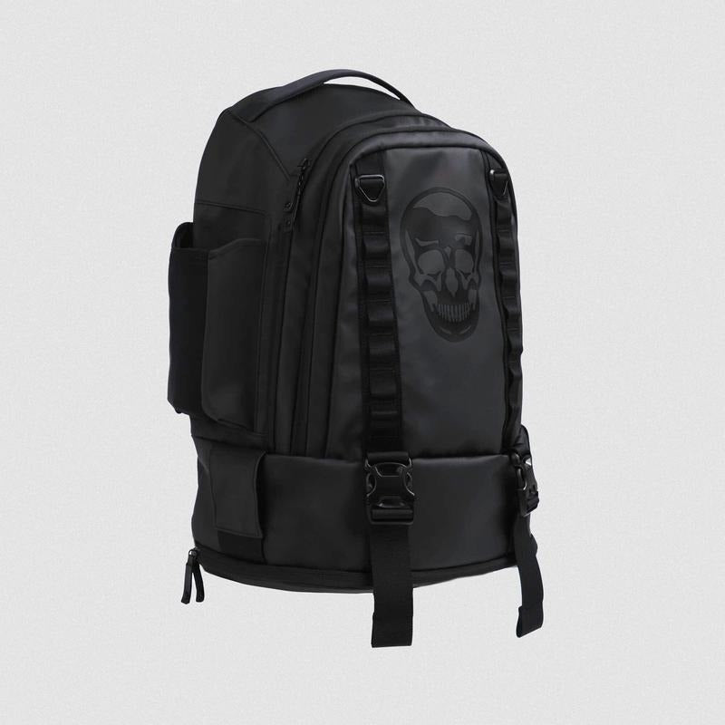Gymreapers Gravestone Backpack - Onyx, 35L, Water-Resistant, Zip Closure, Stainless Steel & TPU Material