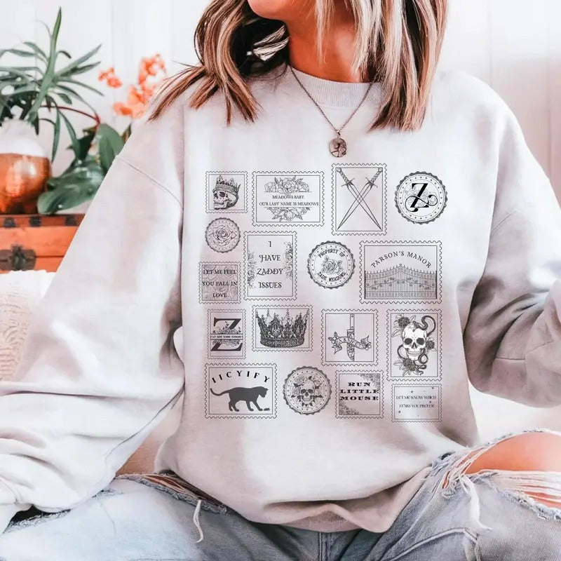 Haunting Adeline Sweatshirt, Zade Meadows Merch, Bookstagram Hoodie, Book Lovers Gifts, Booktok Merch, Gifts for Bookworms, Run Little Mouse Sweater