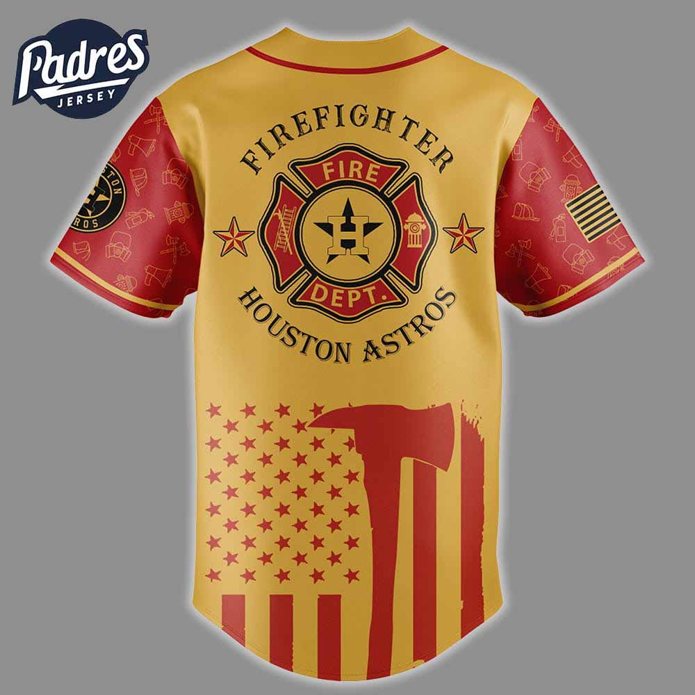 Houston Astros Firefighter Appreciation Night 2025 Baseball Jersey - Padres Jersey Oasis: Elevate Your Baseball Style Game