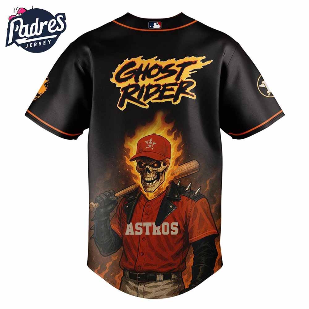 Houston Astros x Ghost Rider 2025 Special New Baseball Jersey - Padres Jersey Oasis: Elevate Your Baseball Style Game