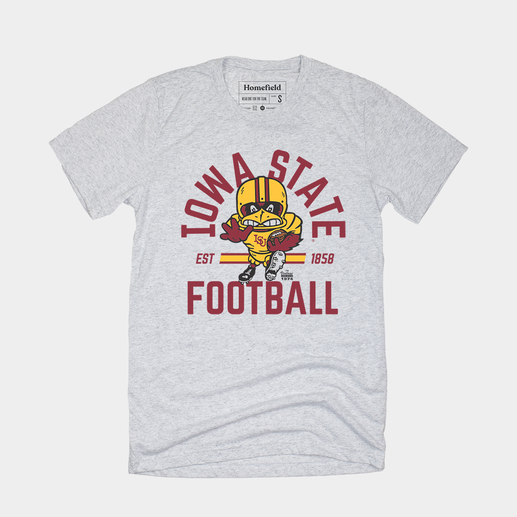Vintage Iowa State Football Tee Style001