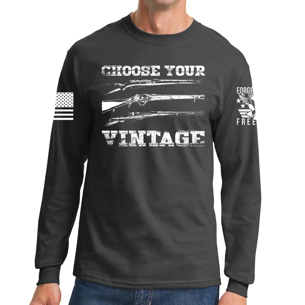 Choose Your Vintage Long Sleeve Shirt