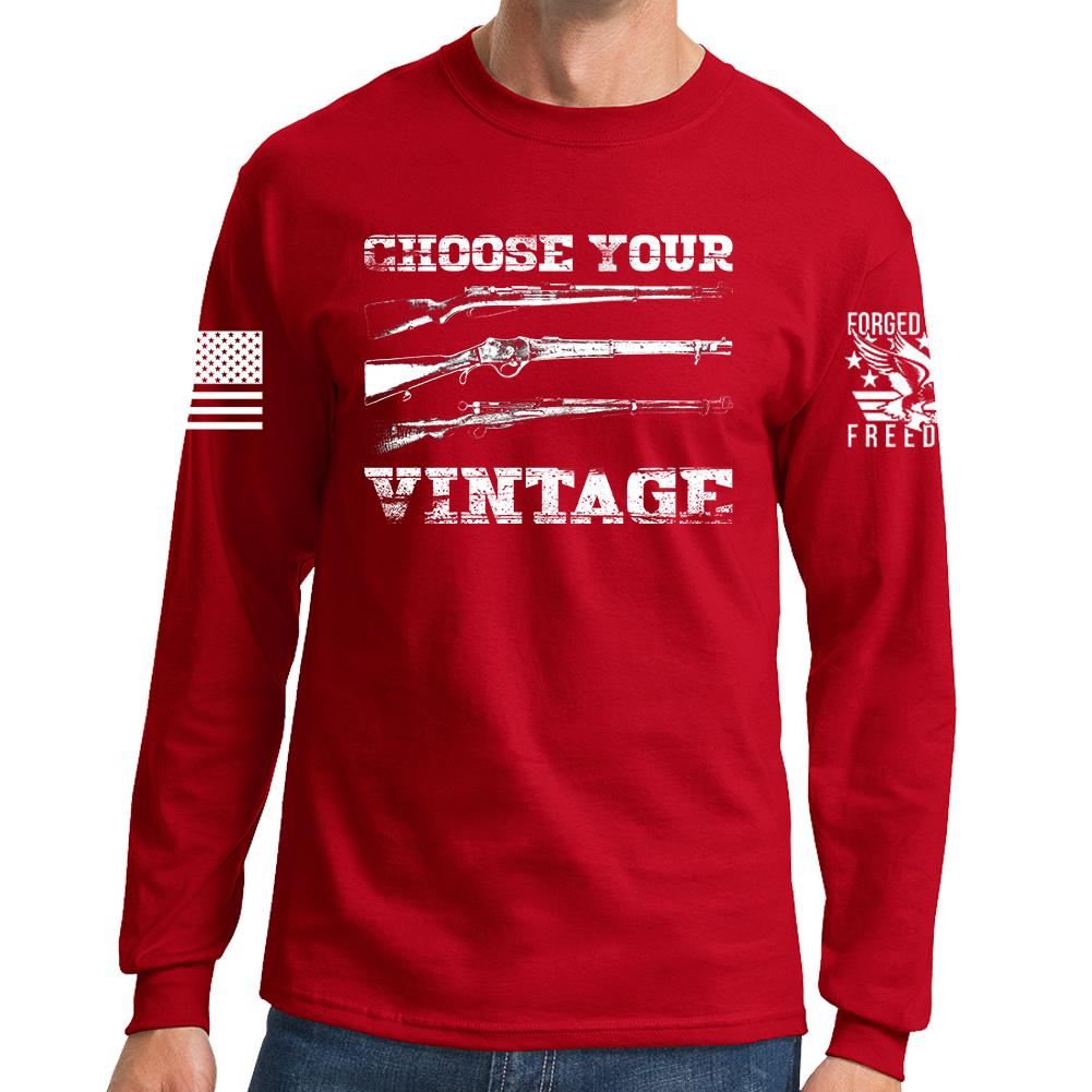 Choose Your Vintage Long Sleeve Shirt