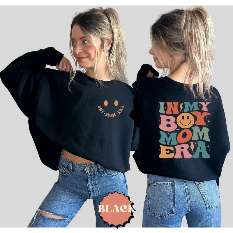 In My Boy Mom Era Sweatshirt, Boy Mom Hoodie, Boy Mom Club Shirt, Expecting Mom Sweater, New Mom Sweatshirt, Cool Moms Club Shirt, Gender Reveal Sweater