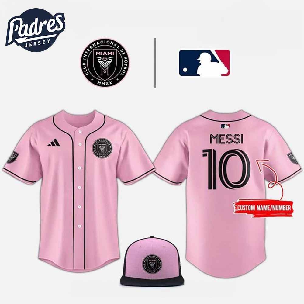 Inter Miami CF x MLB Club World Cup 2025 Pink Baseball Jersey - Padres Jersey Oasis: Elevate Your Baseball Style Game