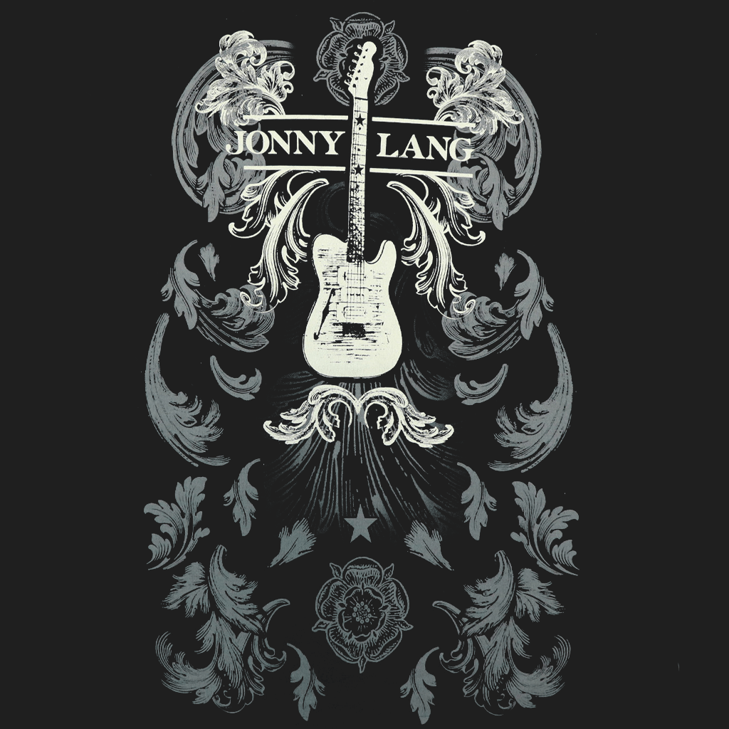 Guitar Tour Unisex Black T-Shirt