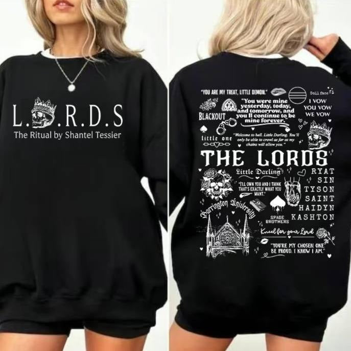 LORDS Sweatshirt, Ritual, Sinner, Sacrifice, Shantel Tessier Products, Smut Book T-Shirt, Barrington College, The Lords Crewneck, I Vow You Vow Sweater, Dark Romance Reader Hoodie