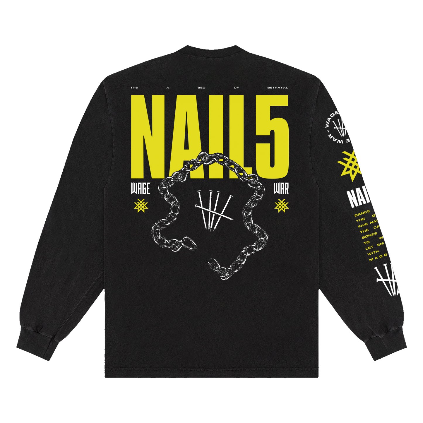 "NAIL5" Long Sleeve T-Shirt