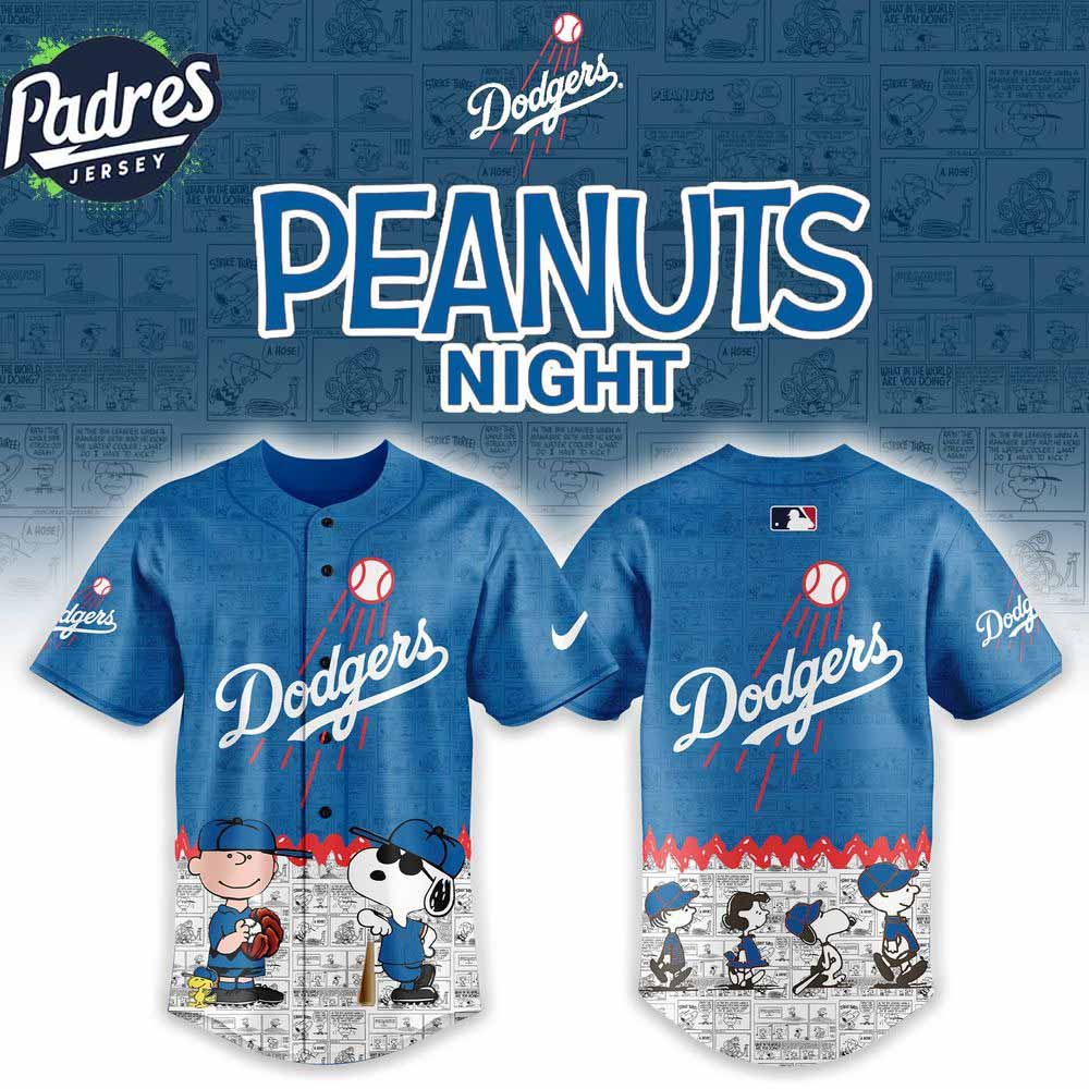 Los Angeles Dodgers 75th Anniversary Of Peanuts Baseball Jersey 2025 - Padres Jersey Oasis: Elevate Your Baseball Style Game