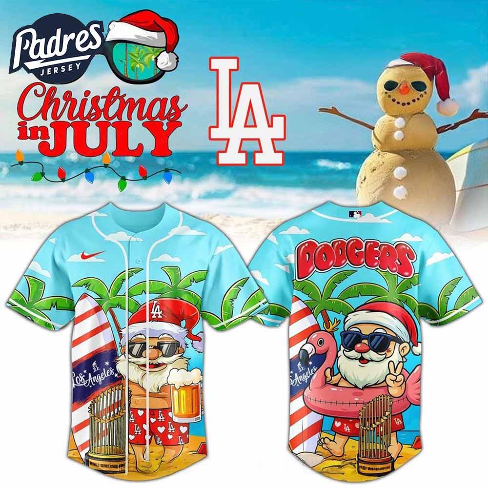 Los Angeles Dodgers X Christmas In July Baseball Jersey 2025 - Padres Jersey Oasis: Elevate Your Baseball Style Game