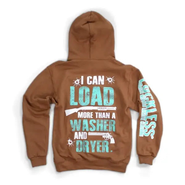 Luckless Outfitters Load More Hoodie | Rustic Brown Cotton