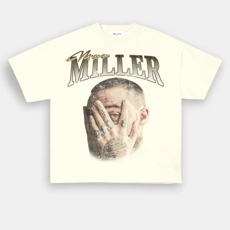 MAC MILLER TEE Menswear Top Underwear Man Tshirt Streetwear Tropical Shortsleeve Bestie Crewneck Round Neck