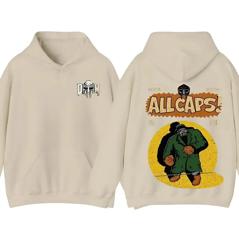 MF Doom Madlib All Caps T-Shirt Sweatshirt Hoodie, For Men For Women