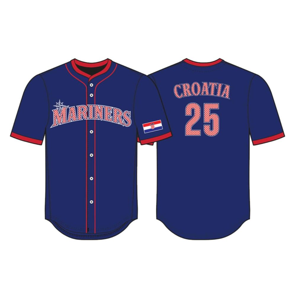 Mariners Croatian Heritage Jersey Giveaway 2025 - Grishko.com