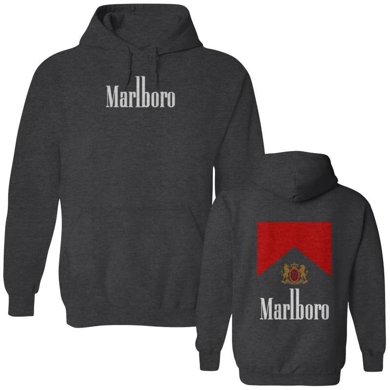 Marlboro Double Sided Hoodies, Vintage 90s Marlboro Cowboy Double sided Double Sided T-shirt, sweater and Hoodie