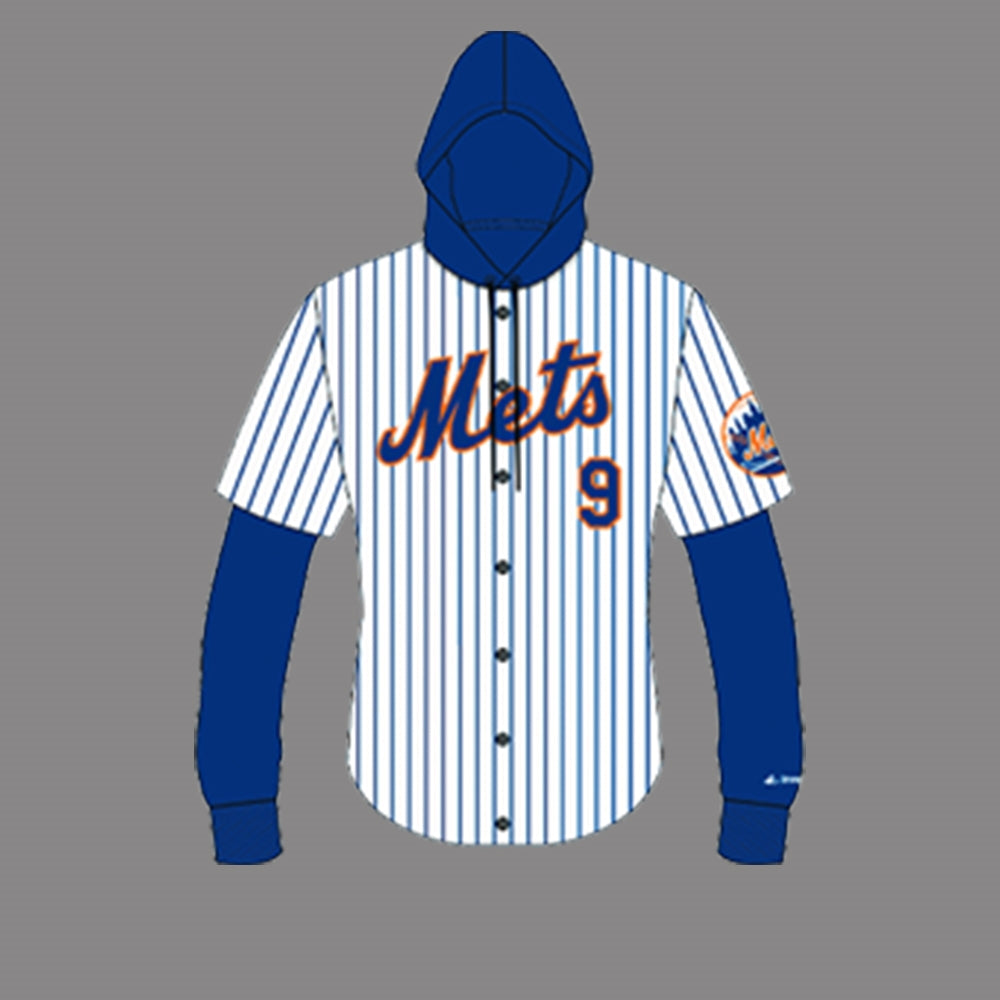 Mets Brandon Nimmo Hoodie Jersey Giveaway 2025 - Grishko.com