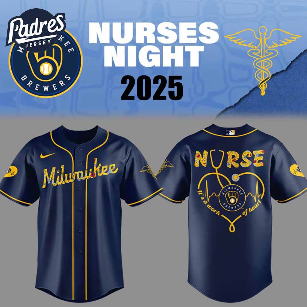 Milwaukee Brewers Baseball Jersey Outfit For Nurses Night 2025 - Padres Jersey Oasis: Elevate Your Baseball Style Game