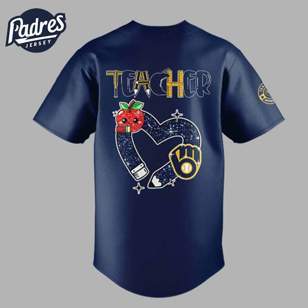 Milwaukee Brewers Teacher Night 2025 Baseball Jersey Outfit - Padres Jersey Oasis: Elevate Your Baseball Style Game