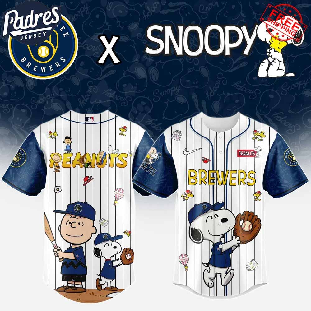 Milwaukee Brewers x Peanuts Night 2025 Limited Edition Baseball Jersey - Padres Jersey Oasis: Elevate Your Baseball Style Game