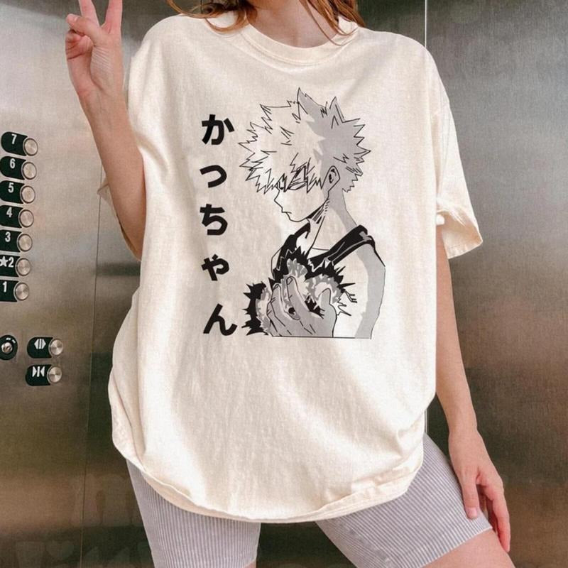 My Hero Academia Anime T-shirt, Bakugo Anime Graphic Tee, Gift For Friends Sweatshirt, Hoodie, Comfort Colors