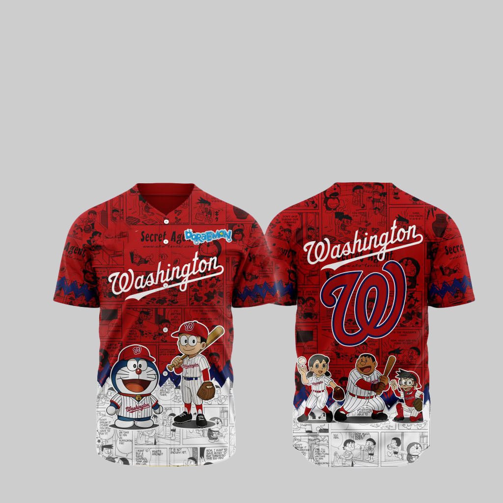 Nationals Doraemon Jersey 2025 - Grishko.com