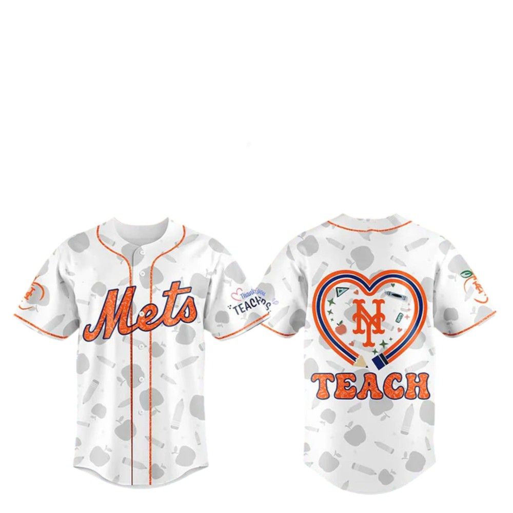 New York Mets Teacher Appreciation Jersey 2025 - Grishko.com