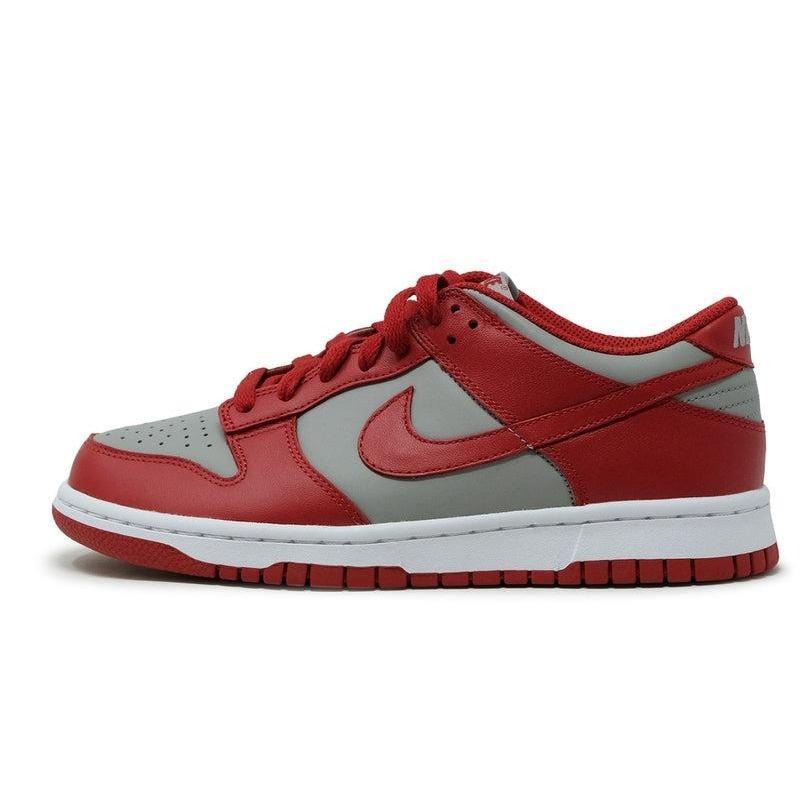 Nike Dunk Low UNLV - Medium Grey Varsity Red(CW1590-002) Grade School Size 4Y-7Y