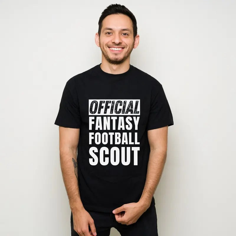 Official Fantasy Football Scout Shirt Fantasy Football Shirt Funny Football Shirt Sunday Football Tee Funny Football Commissioner Shirt
