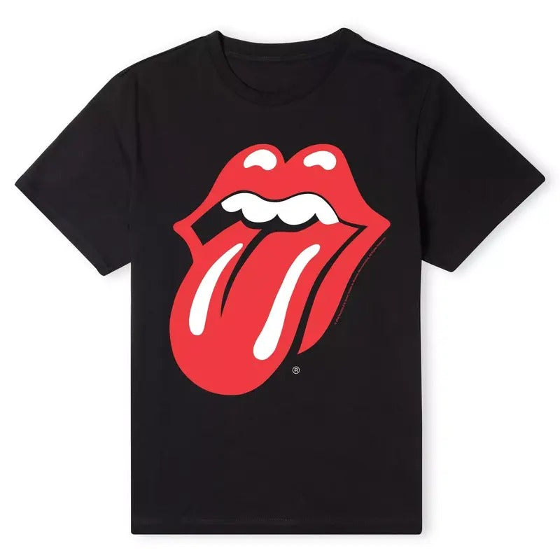 Official Rolling Stones Classic Tongue Unisex T-Shirt Menswear Top