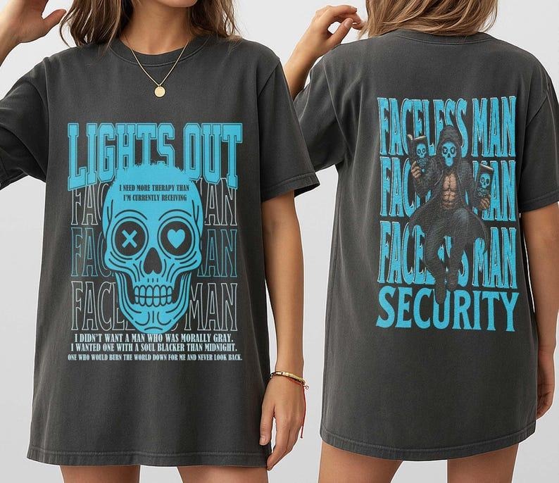 Officially Licensed Lights Out Book T-shirt, Navessa Allen T-shirt,Book Merch, Dark Romance, Comfort Colors T-shirt