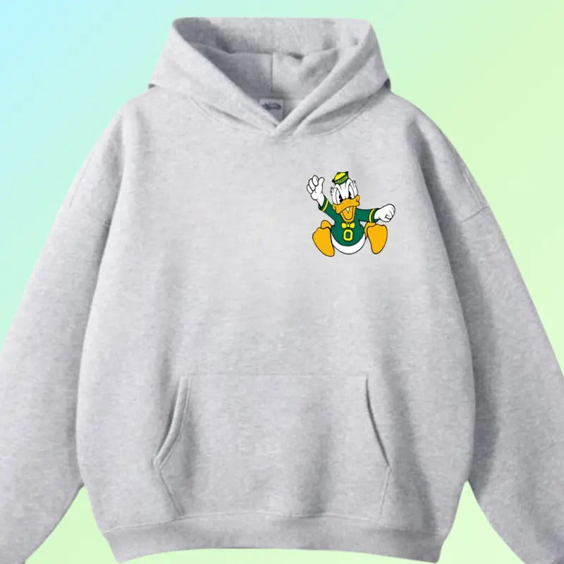 Oregon Ducks Football Pullover Hoodie Unisex 3D All Over Print, Gift For Fan NCAA