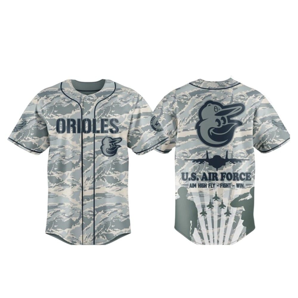 Orioles x Veteran U.S Air Force 2025 Baseball Jersey - Grishko.com