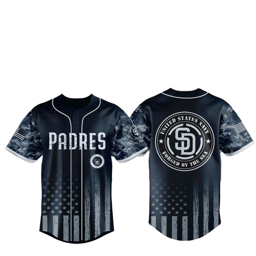 Padres US Navy Military Jersey 2025 - Grishko.com