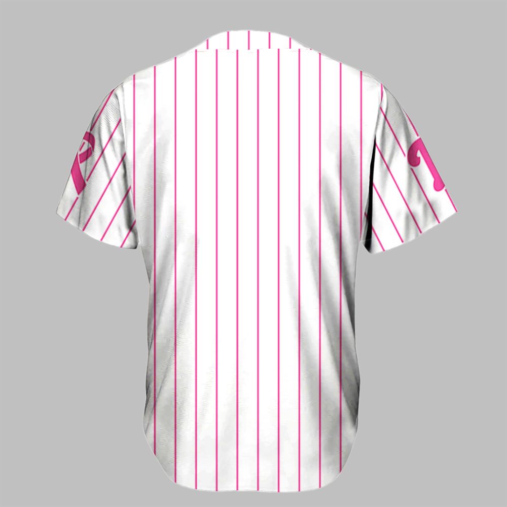 Phillies 2025 Breast Cancer Awareness Game Night Jersey - Grishko.com