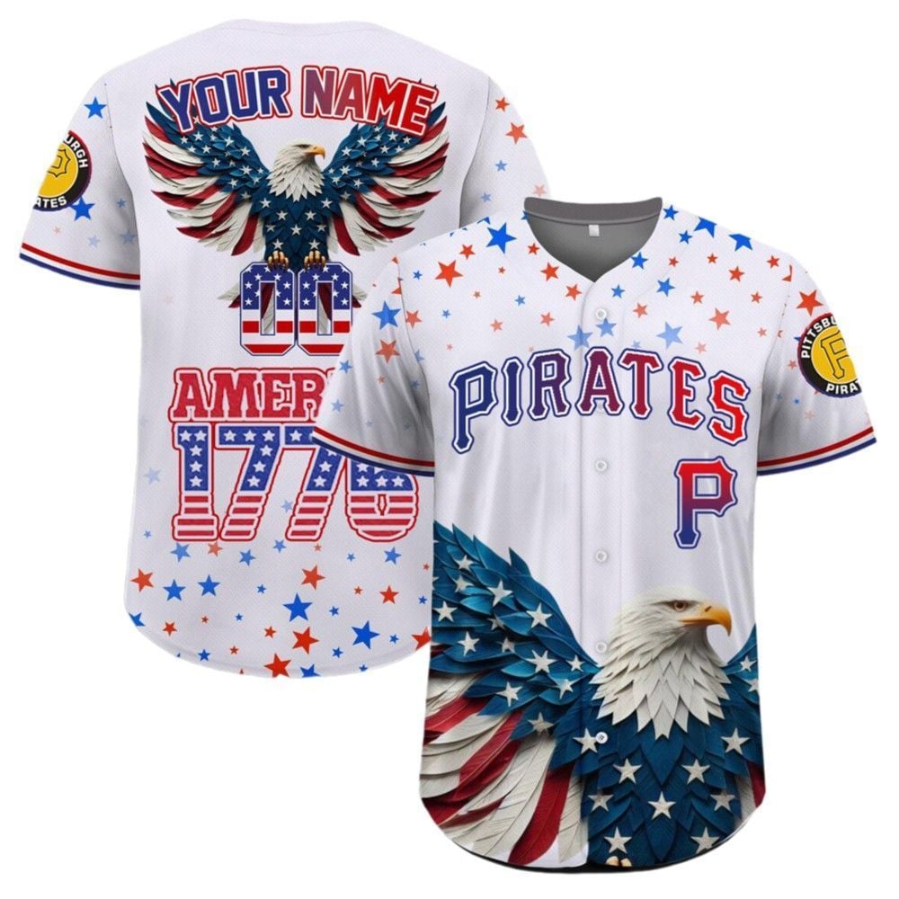 Pirates Independence Day Baseball Jersey 2025 - Grishko.com
