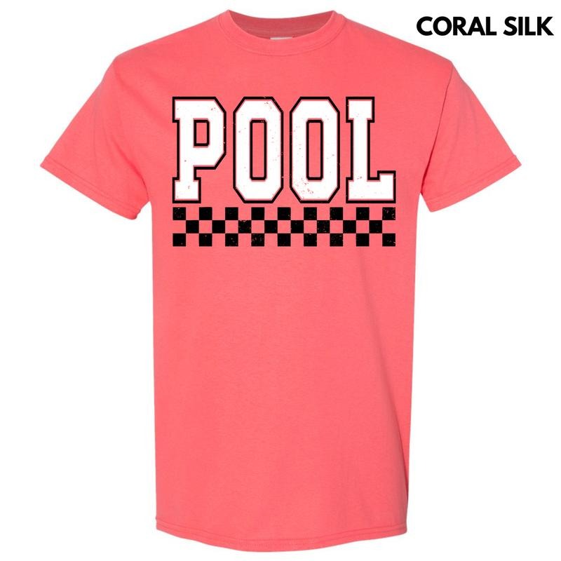 Pool Varsity Checkered Gildan Short Sleeve T-Shirt 'NLB'