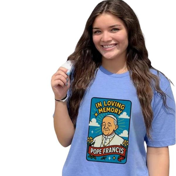 Pope Francis In Loving Memory 1936 2025 T-Shirt