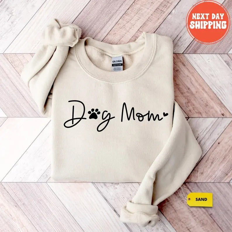 Premium Dog Mom Sweatshirts - Custom Dog Mom Shirt - Dog Mom Shirts - Womens Sweatshirts - Dog Mom Tshirt - Dog Mom Gift - Dog Mom Tee