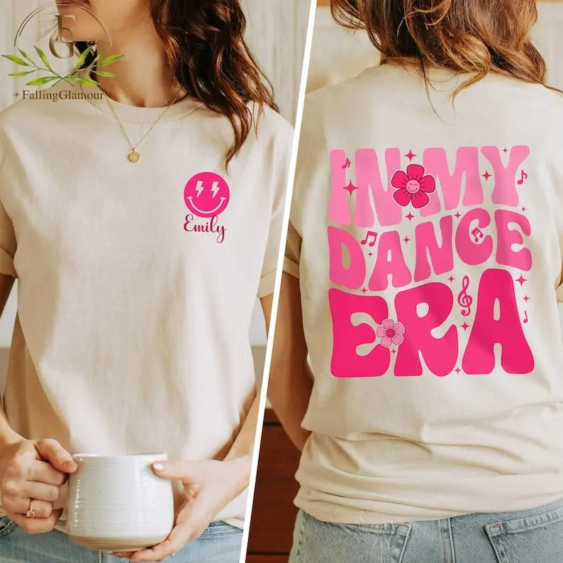 Premium In My Dance Era Custom Sweatshirt, Dancer Sweater, Custom Dancer Shirt, Cheer Shirt, Dancer Gift, Dance Teacher, Dance Gift For Women