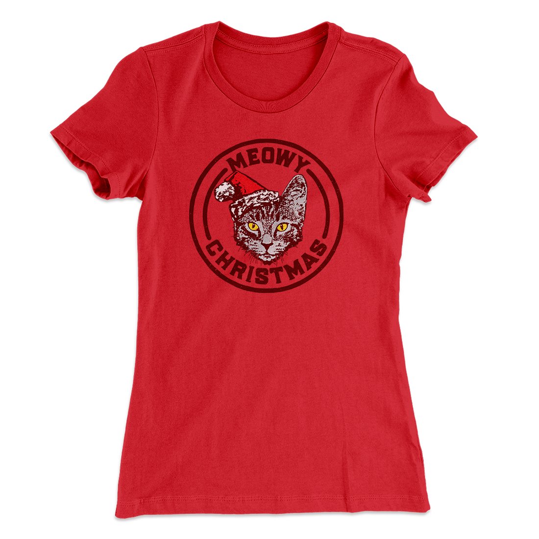 Meowy Christmas Women's T-Shirt