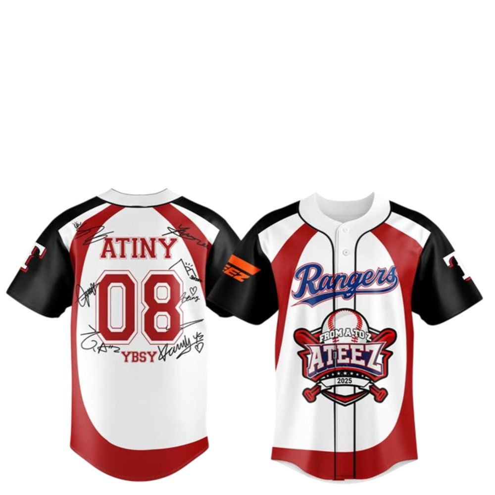 Rangers ATEEZ 2025 World Tour In You Fantasy Jersey - Grishko.com